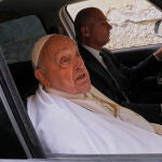 El Jueves Santo, durante la visita de Francisco a una cárcel