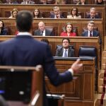 MADRID.-Feijóo, convencido de que Óscar López supo de la "juerga" del Parador de Teruel y de que Sánchez sabía "mucho" de Ábalos