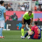 Lewandowski se lesionó en el partido ante el Celta