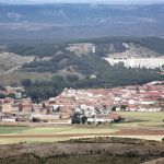 Panorámica de Aguilar de Campoo desde Monte Bernolio