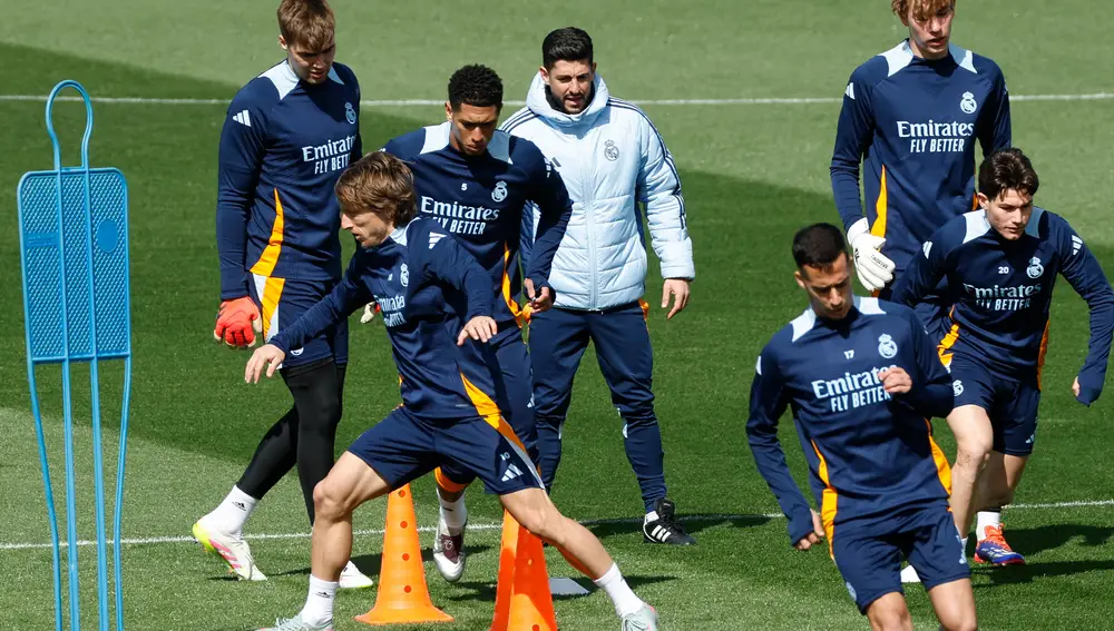 Entrenamiento del Real Madrid