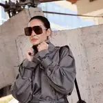 Vicky Martín Berrocal con look de oficina.