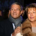 Philanthropist Guy Ullens (left) and wife Myriam, founders of Ullens Center for Contemporary Art (UCCA), pose during a party to celebrate the opening of Ullens art center, in Beijing November 3, 2007.