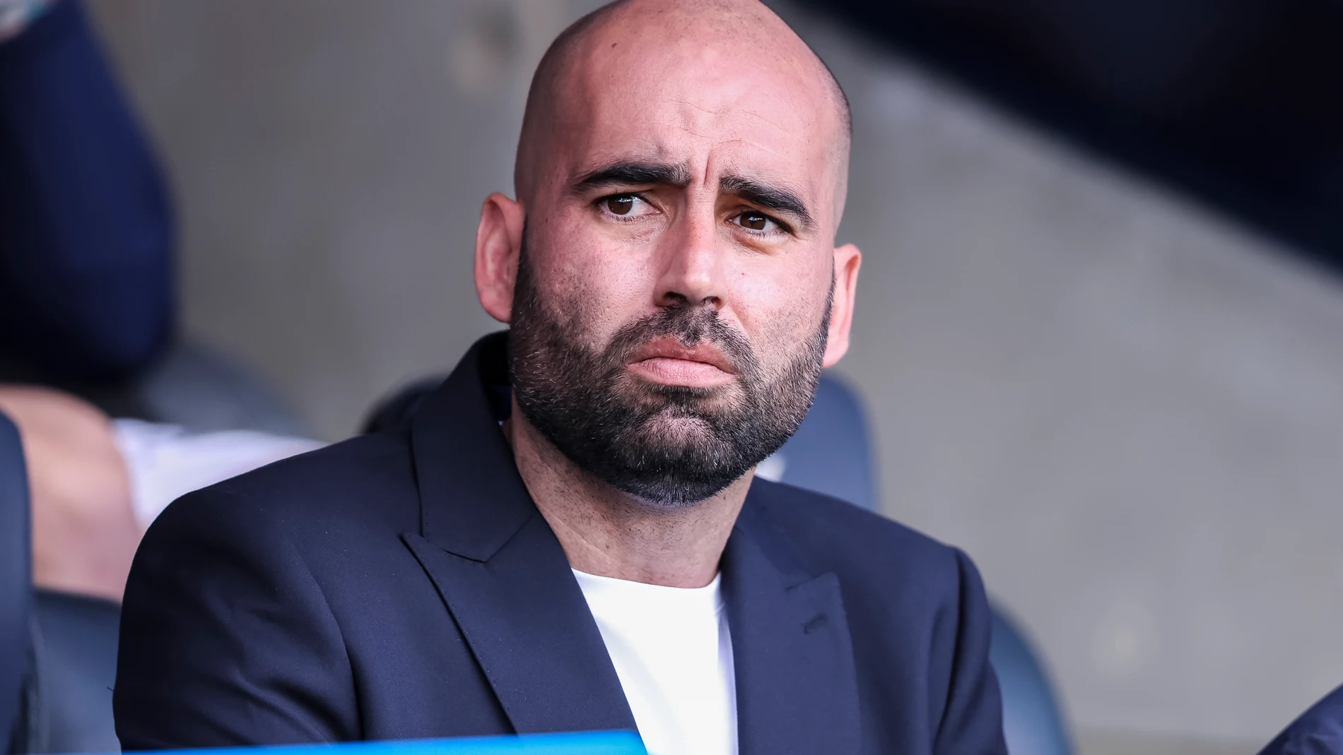 Claudio Giraldez, head coach of RC Celta looks on during the Spanish league, La Liga EA Sports, football match played between FC Barcelona and RC Celta at Estadi Olimpic Lluis Companys on April 19, 2025 in Barcelona, Spain. AFP7 19/04/2025 ONLY FOR USE IN SPAIN