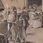 Dibujo inédito en grafito de Julio Romero de Torres será subastado en Madrid