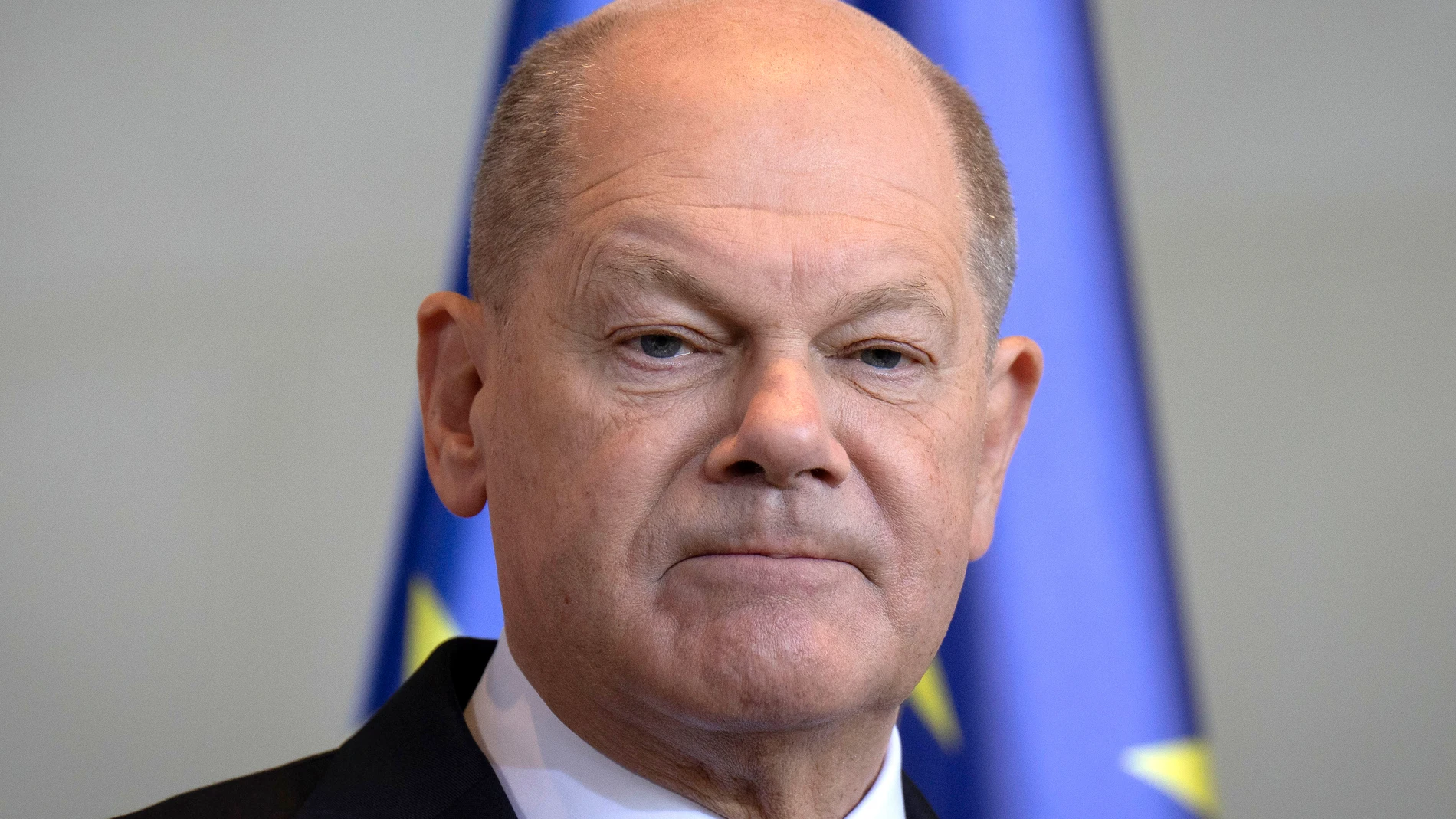 April 3, 2025, Berlin, Berlin, Deutschland: Olaf Scholz beim Empfang des Königs von Jordanien zu einem gemeinsamen Gespräch und anschließendem Pressestatement im Bundeskanzleramt. Berlin, 03.04.2025 Europa Press/Contacto/Bernd Elmenthaler 03/04/2025 ONLY FOR USE IN SPAIN