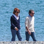Ana Botella y José María Aznar en sus vacaciones de Semana Santa.