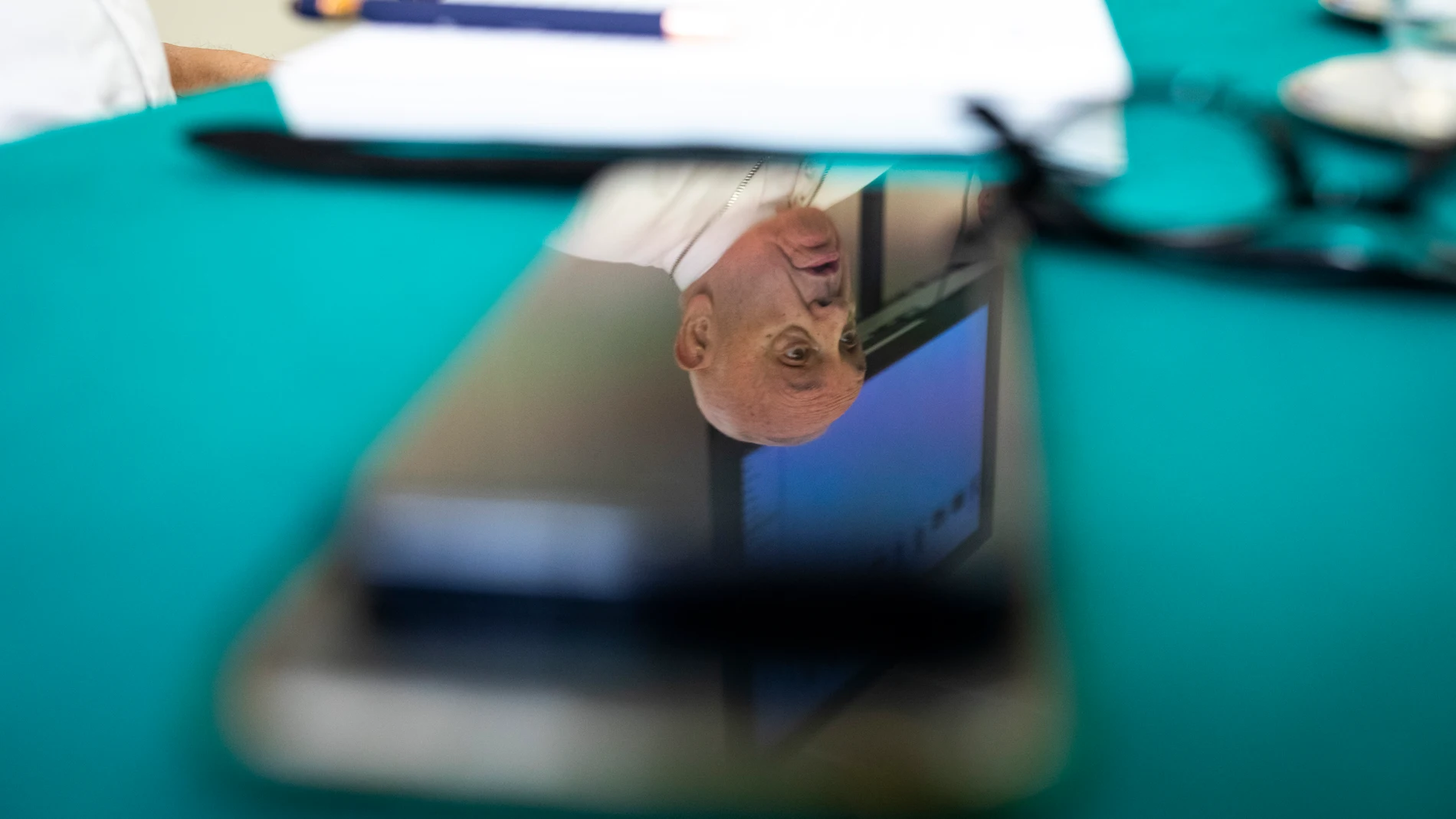 Encuentro con el Papa Francisco por el aniversario de la revista Vida Nueva en Julio del 2023