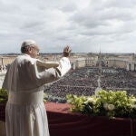 El Papa Francisco, en la Plaza de San Pedro, en el Vaticano