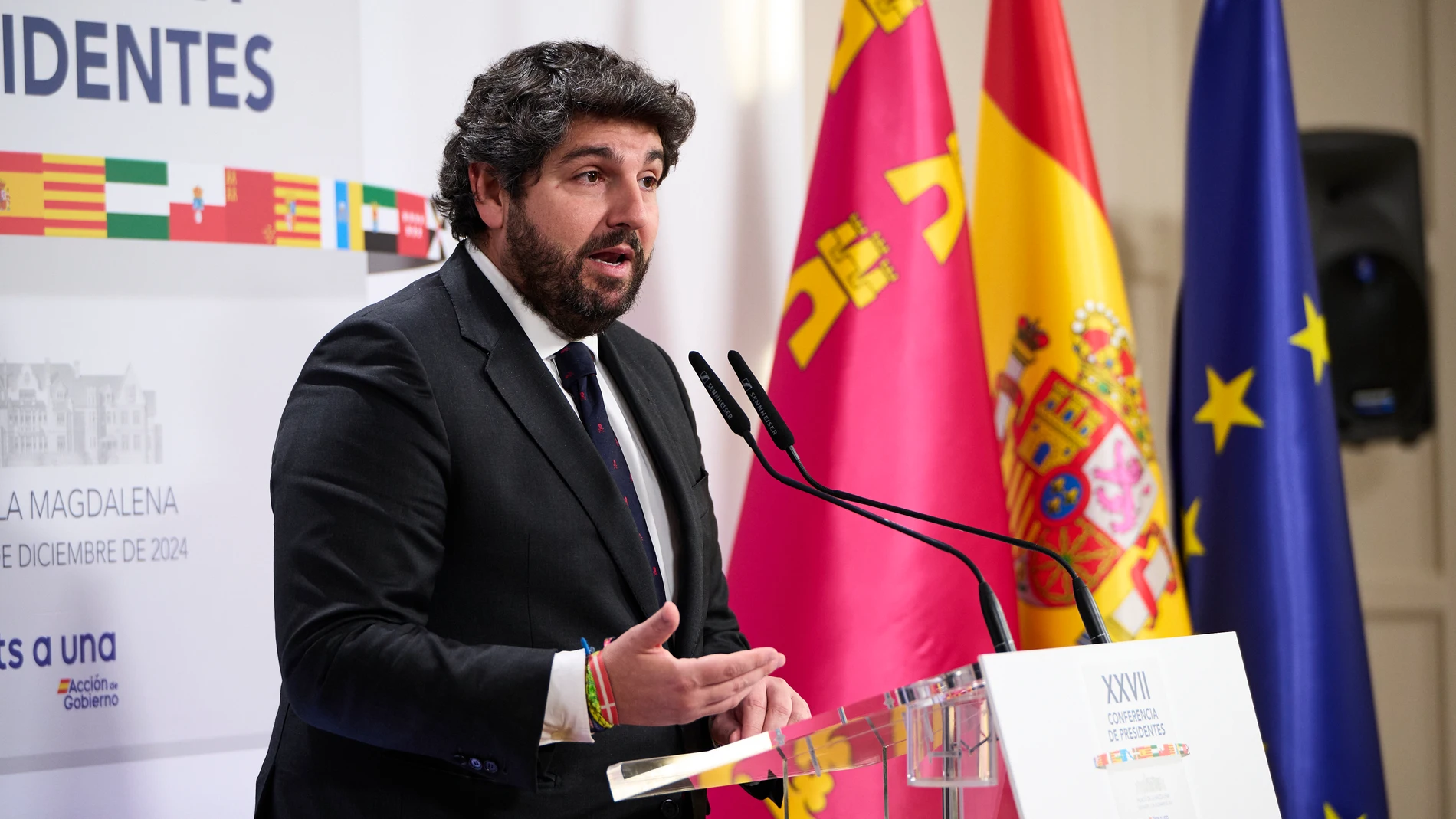 López Miras dice que Vox no tiene "ningún motivo" para rechazar Presupuestos