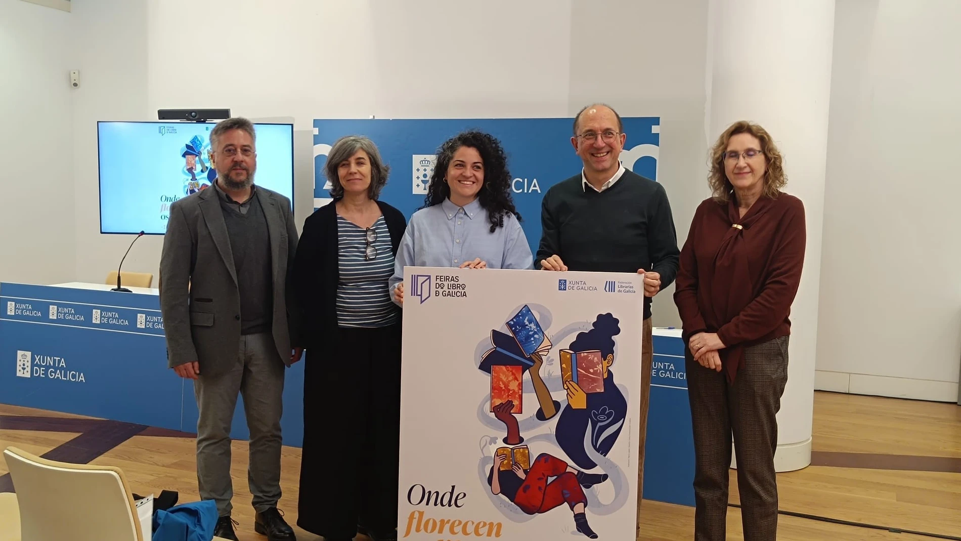 Galicia presenta el nuevo calendario de ferias del libro 2025 EUROPA PRESS 21/04/2025