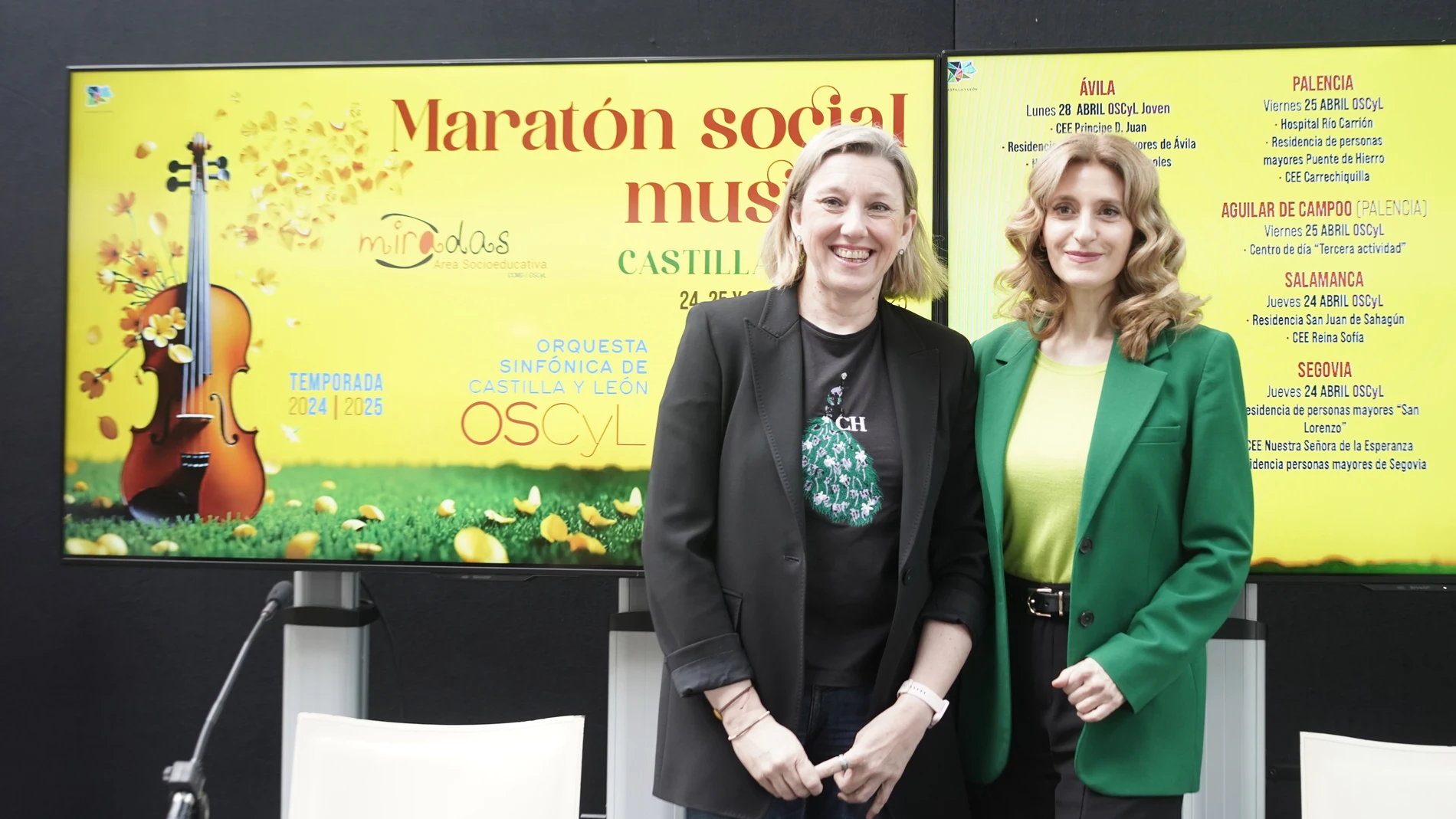 Isabel Blanco y Mar Sancho presentan los Maratones Sociales Musicales