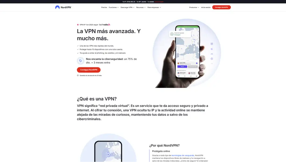 NordVPN es nuestra primera opción