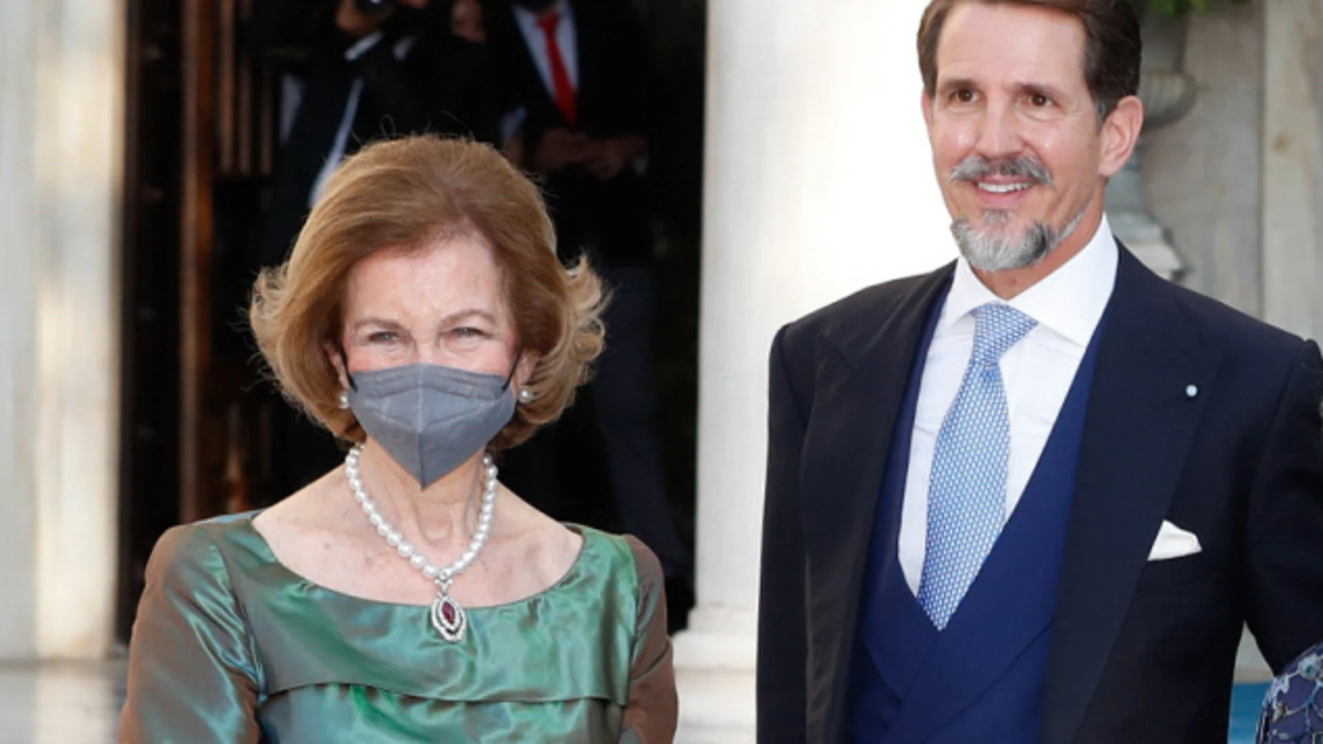 La Reina Sofía con su sobrino, Pablo de Grecia