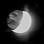 Las primeras imágenes de Venus obtenidas con la nueva cámara SWIR 'C-RED 2 ER'.