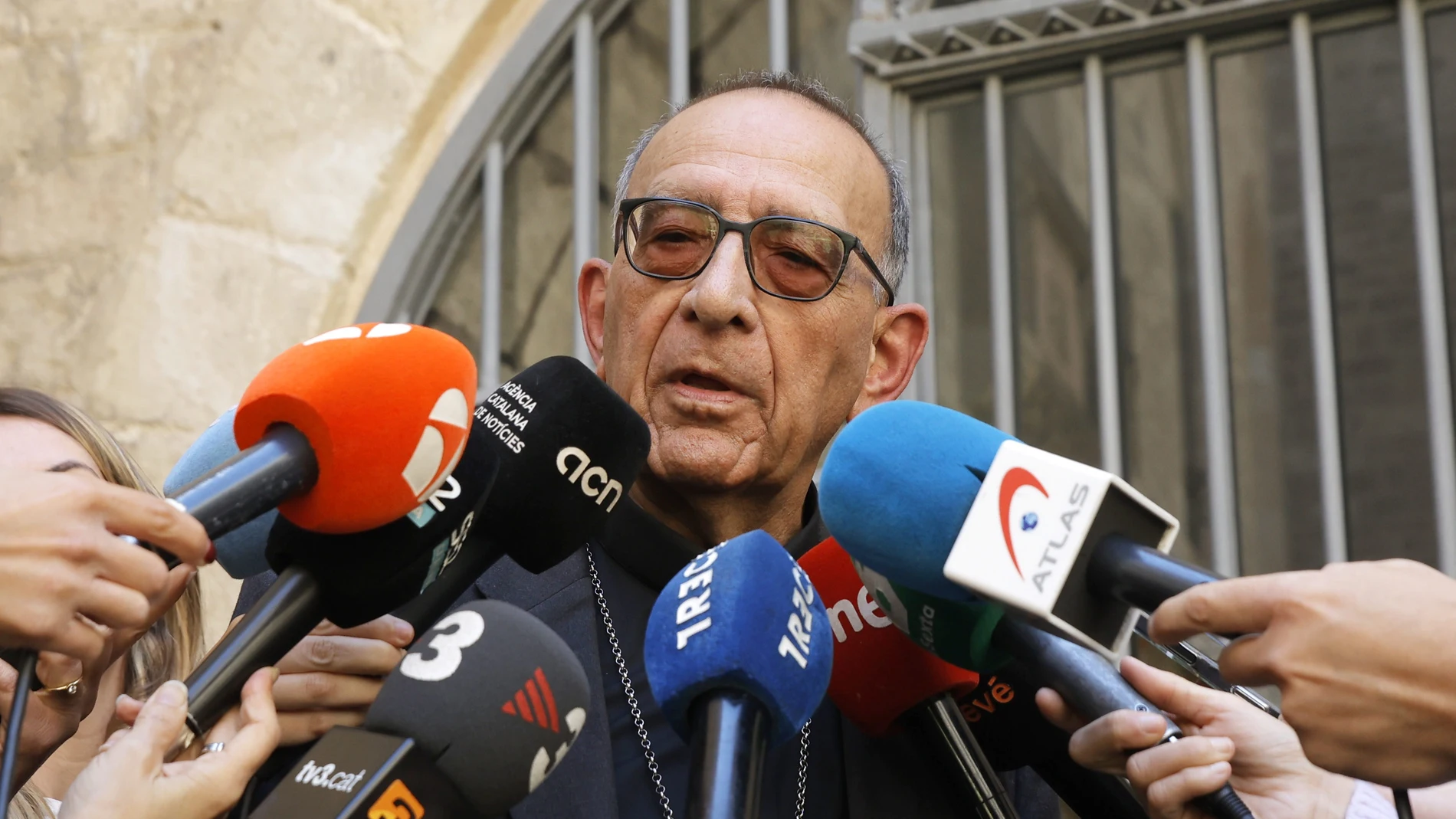 Omella durante sus declaraciones KIKE RINCÓN - EUROPA PRESS 21/04/2025