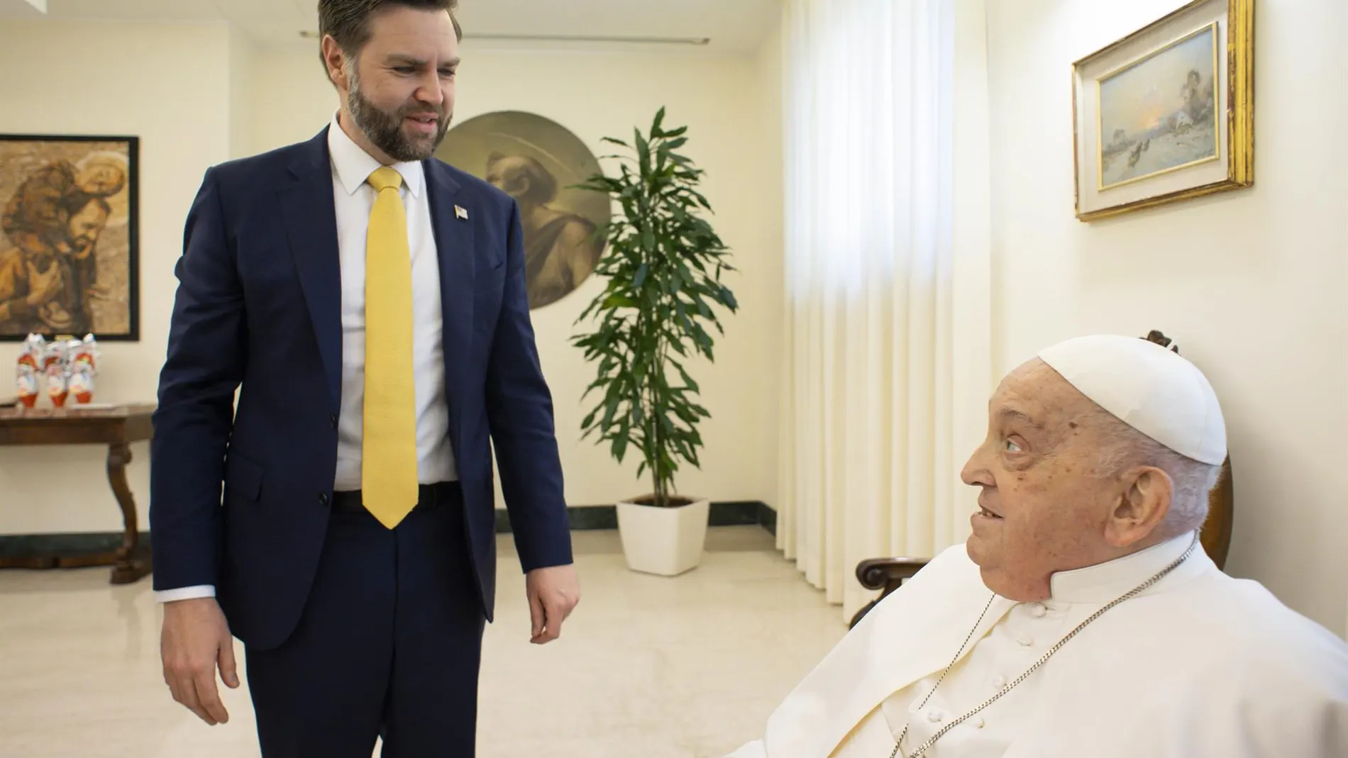 Papa.- El vicepresidente de EEUU, JD Vance, expresa sus condolencias por la muerte del Papa Francisco