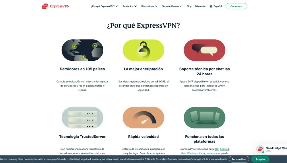 ExpressVPN siempre es una buena opción
