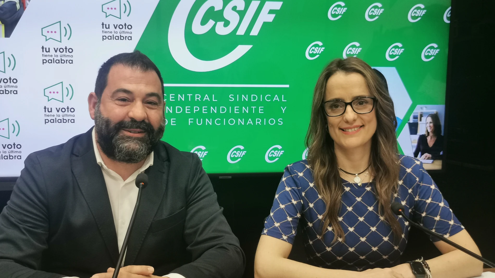Agustín Argulo e Isabel Madruga durante la rueda de prensa ofrecida en Valladolid