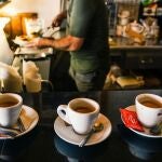 Tres tazas de café
