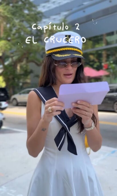 Susana Bicho en un story de su despedida de soltera