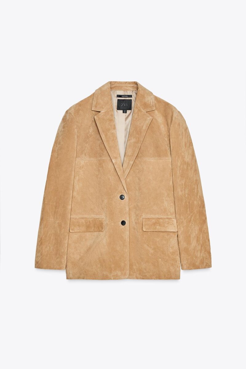 Blazer piel ante 100%.