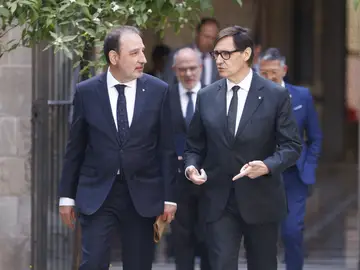 El presidente de la Generalitat, Salvador Illa, y el conseller de Justicia, Ramón Espadaler El presidente de la Generalitat, Salvador Illa, y el conseller de Justicia, Ramón Espadaler
