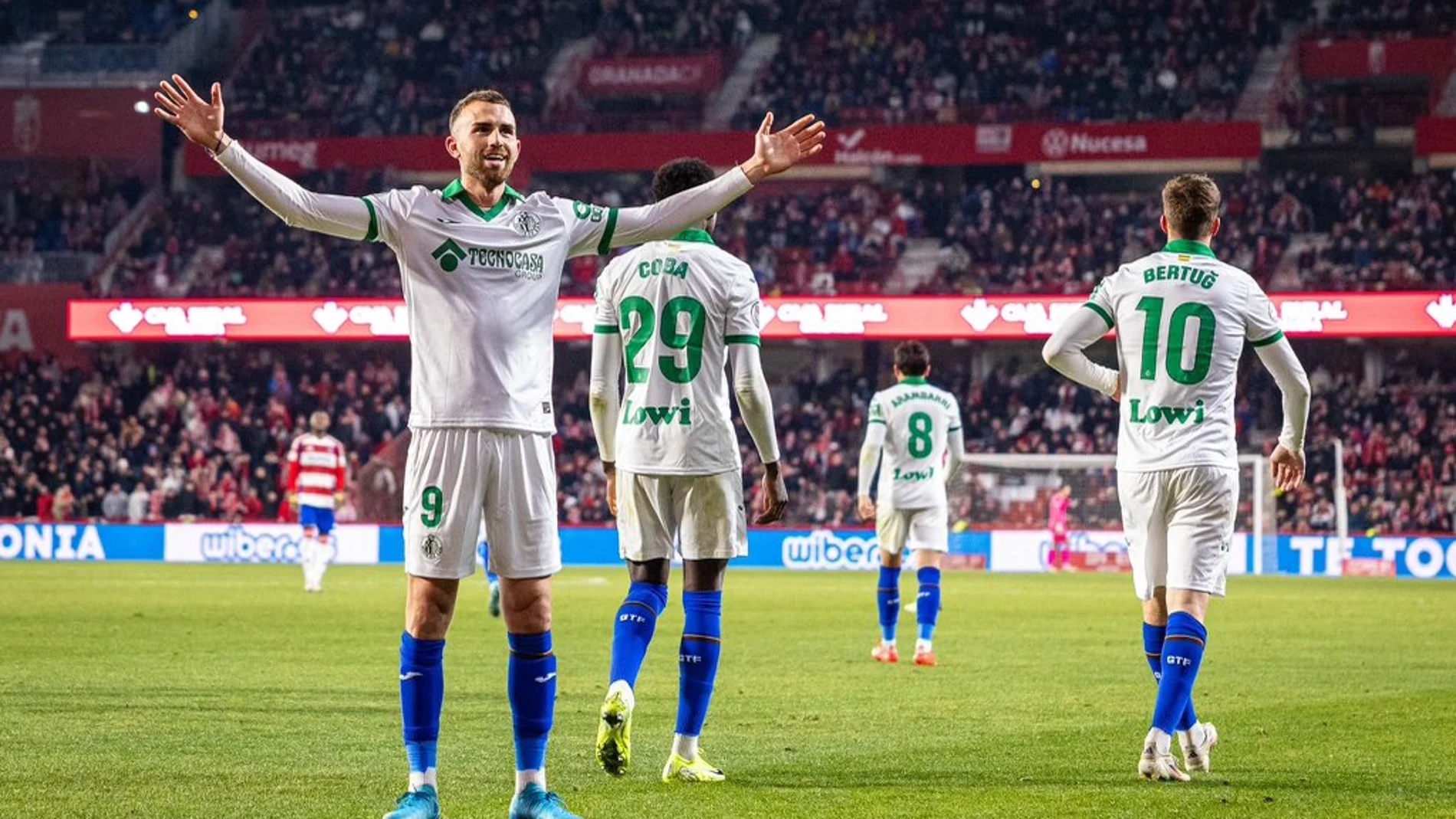 Borja Mayoral con el Getafe