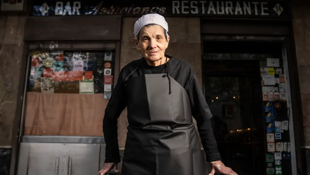 Doña Julia, chef del restaurante Asturianos. David Jar
