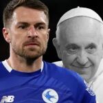 Aaaron Ramsey y el Papa Francisco