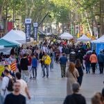 CATALUNYA.-Sant Jordi.- Tixis (Cambra del Llibre) asegura que las previsiones son "muy buenas"