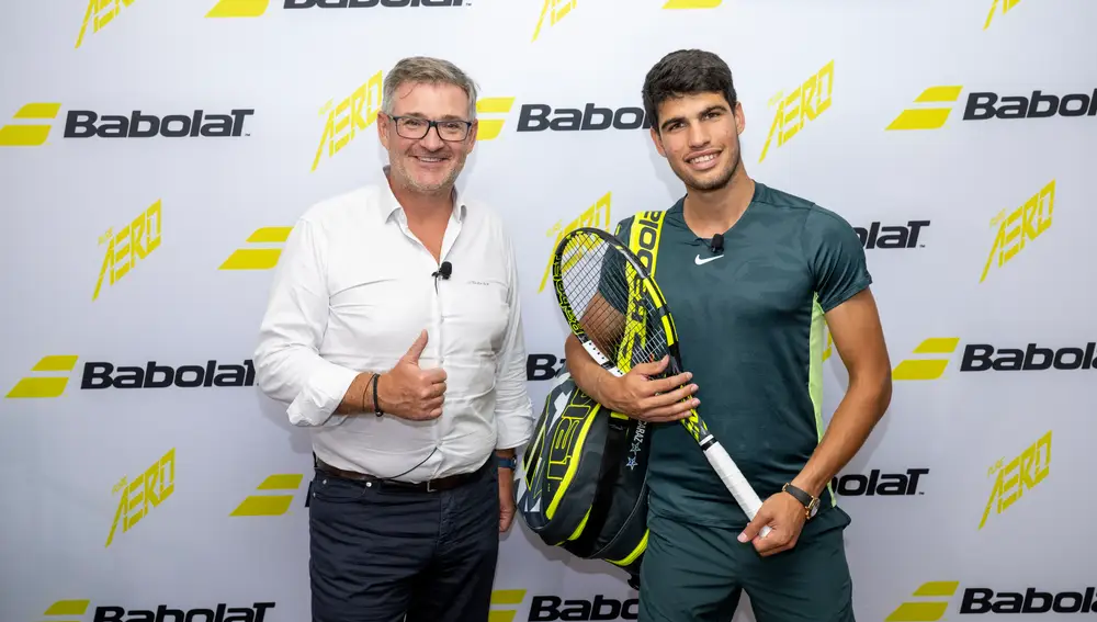 Eric Babolat y Carlos Alcaraz
