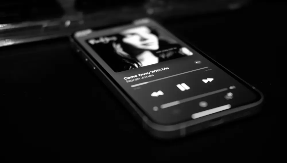 Spotify en un smartphone