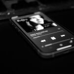 Spotify en un smartphone