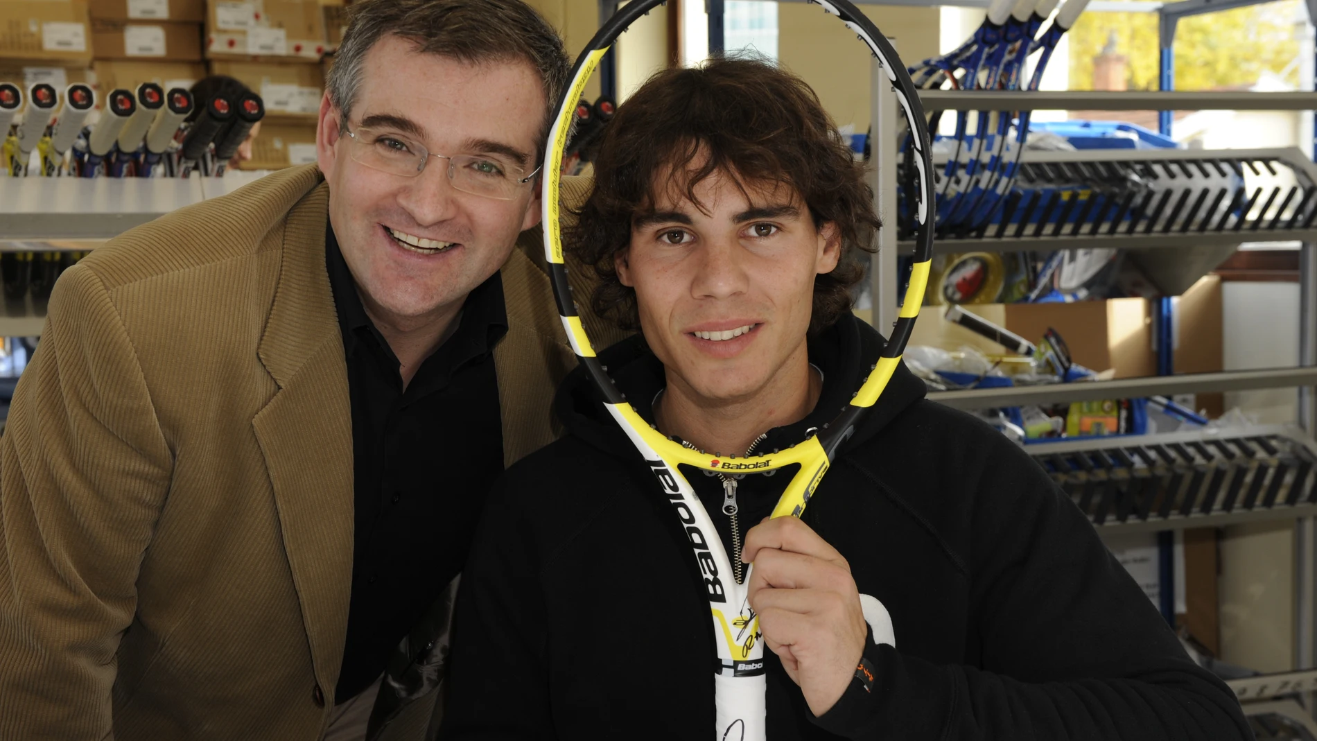 Eric Babolat y Rafa Nadal