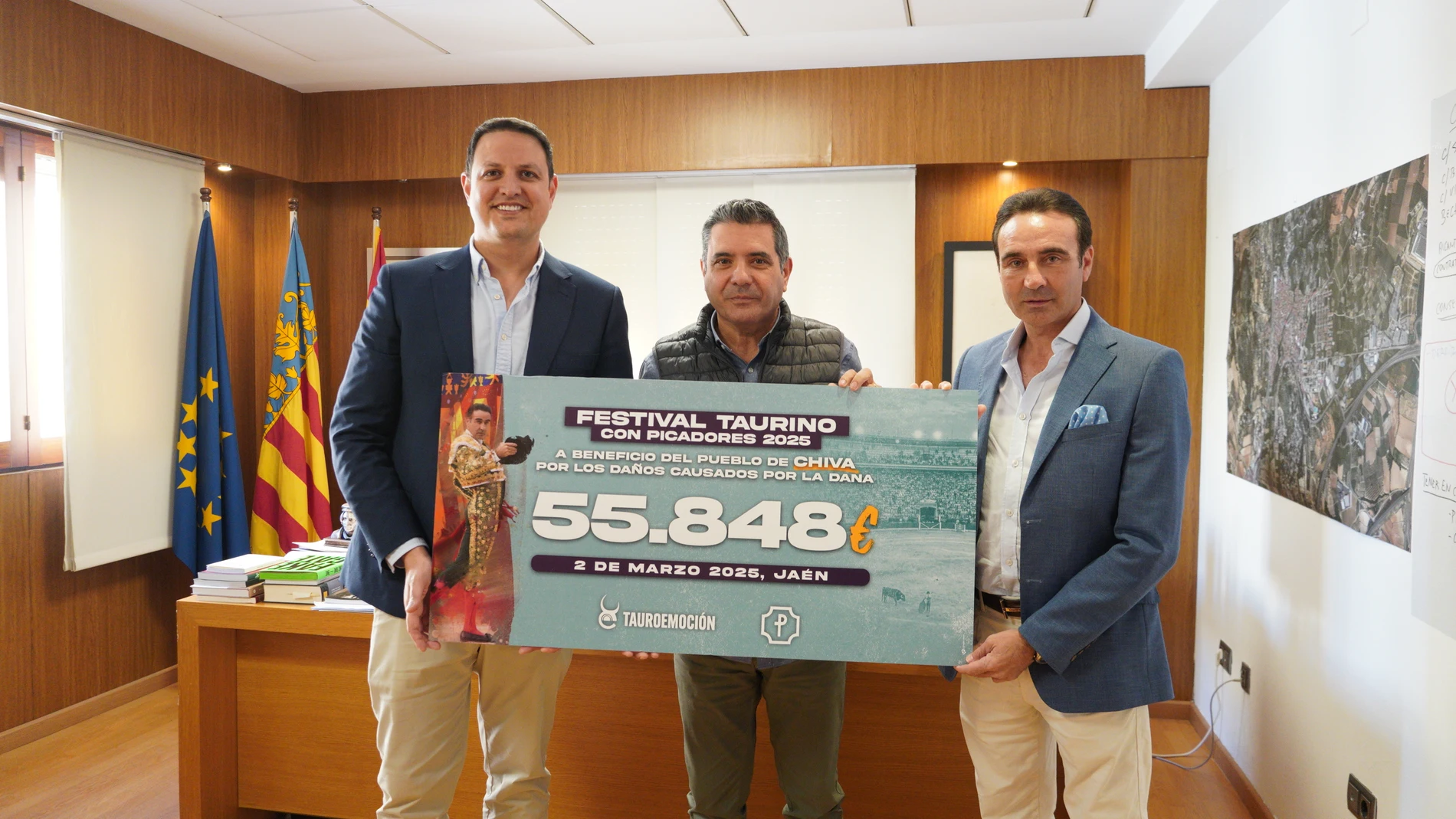 Tauroemoción y Ponce transforman la solidaridad en apoyo real para Chiva