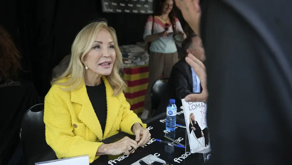 Carmen Lomana en Sant Jordi.
