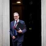 British PM Keir Starmer leaves for Prime Minister's Questions