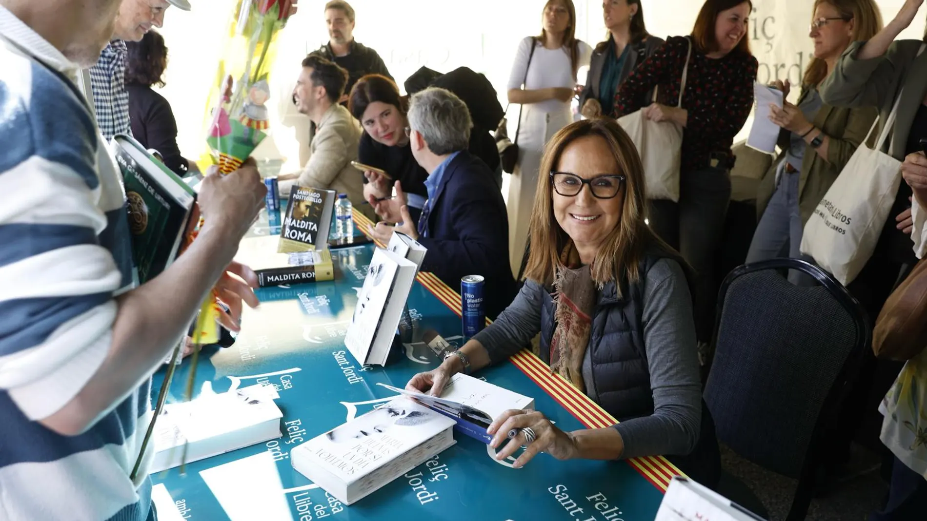 María Dueñas es una de las grandes protagonistas del día