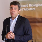 Valencia.- Mazón resalta que el Pacto de Agua por l'Albufera "ya se cumple con envío histórico de 4,5 hectómetros extra"