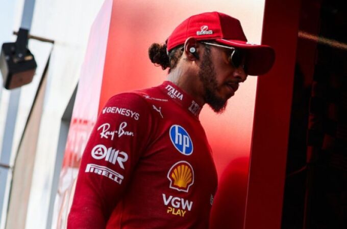  Lewis Hamilton, piloto de Ferrari