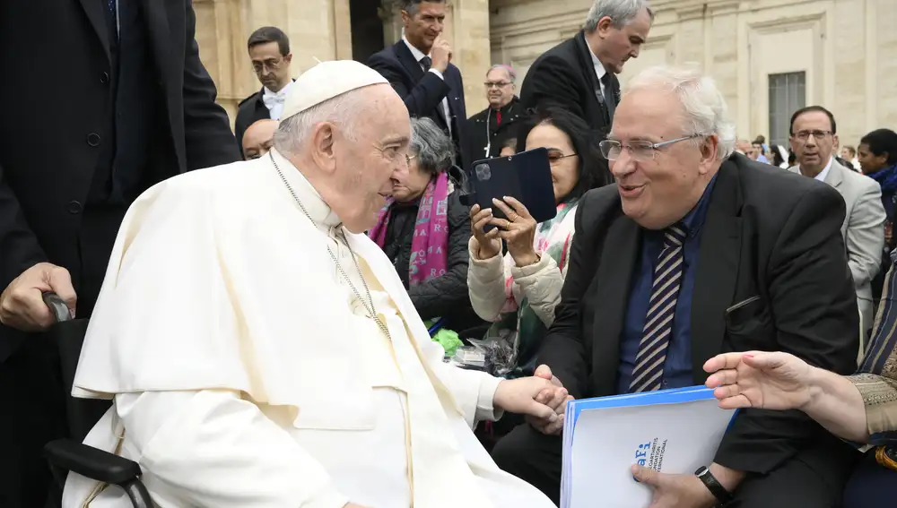 El Papa y el Dr Josep Vergés
