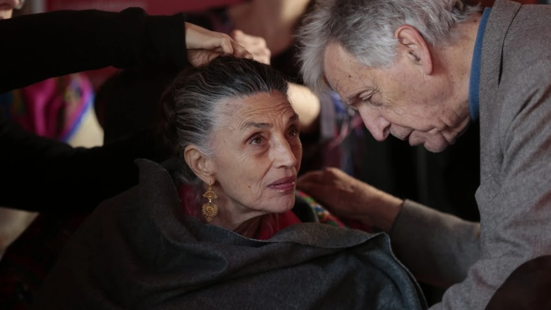 Ángela Molina recibe instrucciones de Costa-Gavras
