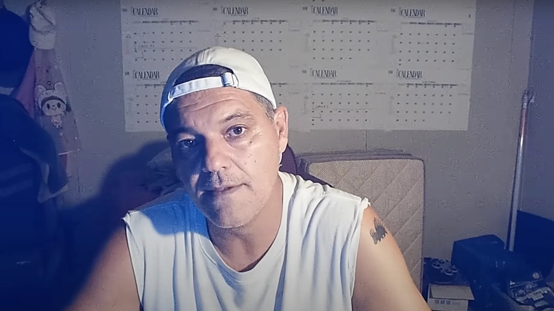 Frank Cuesta en el último vídeo que ha subido a Youtube
