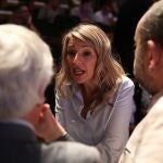 La vicepresidenta segunda y ministra de trabajo, Yolanda Díaz, durante el 4º Congreso de CCOO de Industria, en el Hotel Beatriz, a 24 de abril de 2025, en Toledo, Castilla-La Mancha (España). Durante el encuentro, se ha elegido a la nueva dirección. CCOO de Industria es una de las mayores organizaciones sectoriales de la Confederación Sindical de CCOO. 24 ABRIL 2025;YOLANDA DÍAZ;CCOO;TOLEDO; Juanma Jiménez / Europa Press 24/04/2025