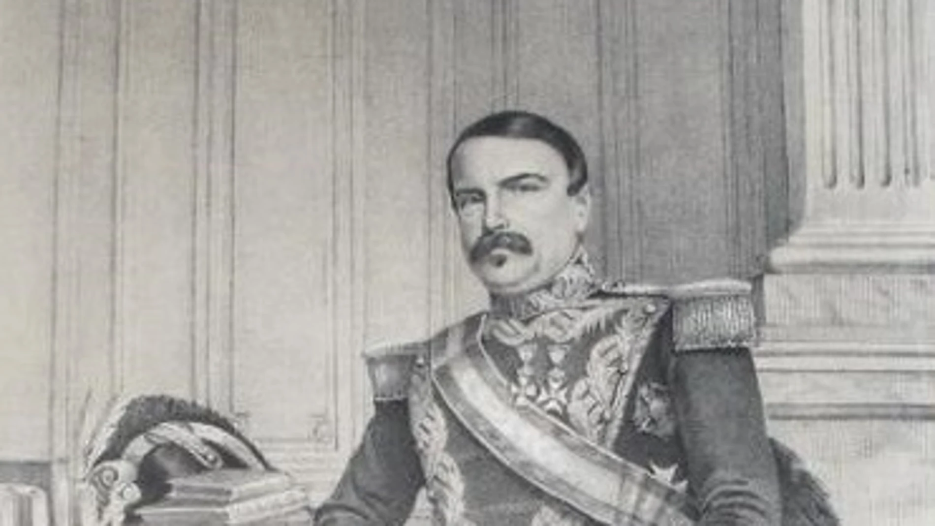 Retrato de Antonio de Urbiztondo por Luis Carlos Legrand, 1852