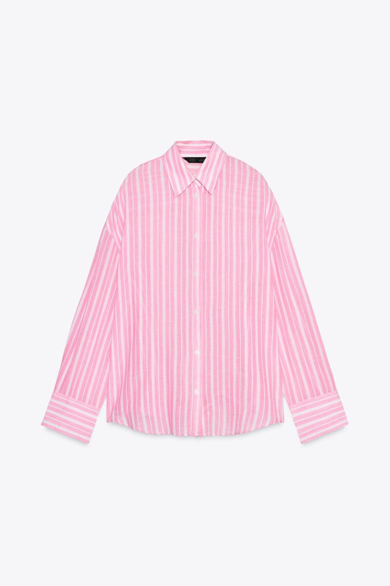 Camisa oversize rayas.
