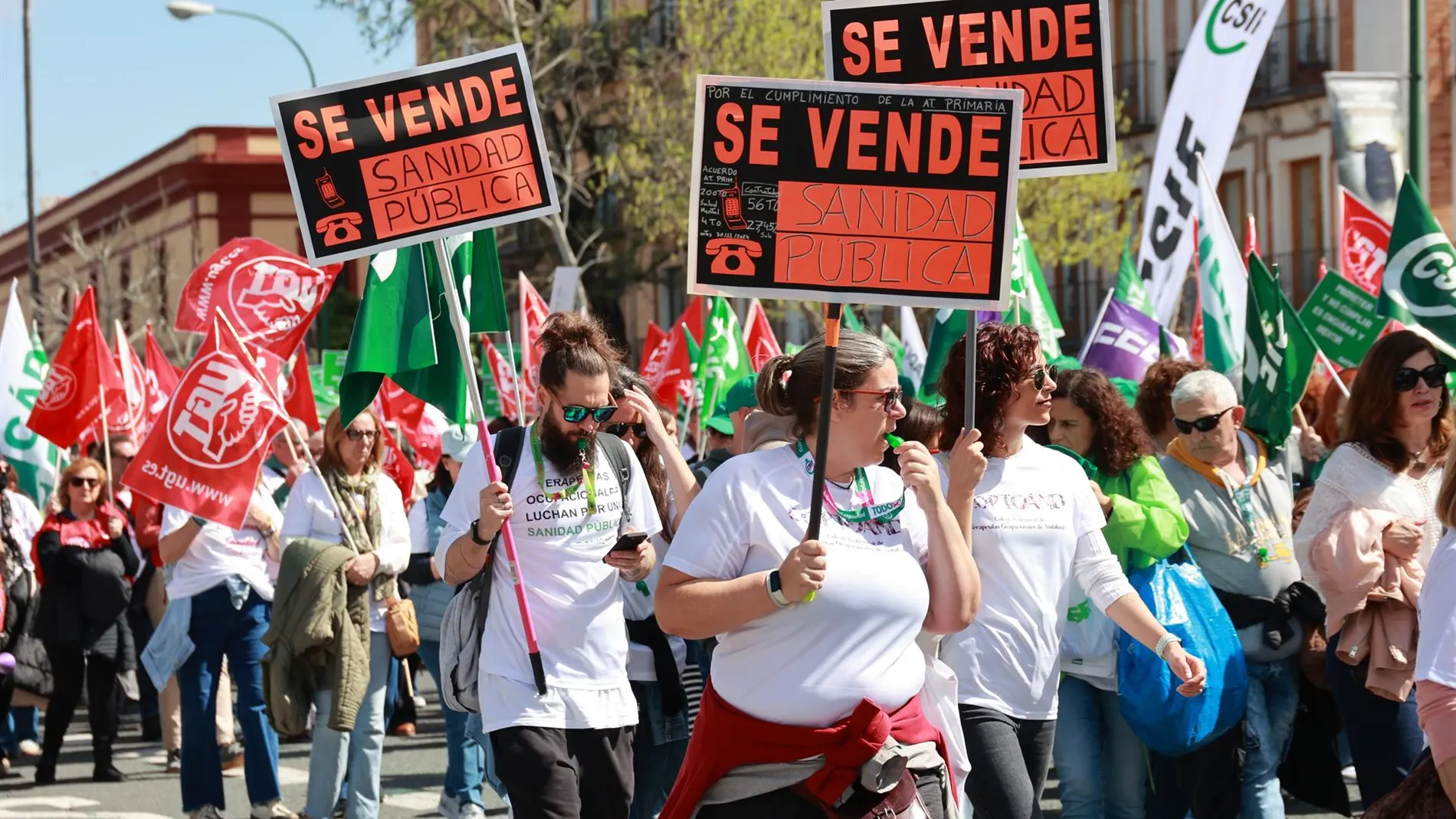 CSIF retoma las movilizaciones el 28 de abril, frente a Sanidad, para pedir mejoras para los profesionales sanitarios