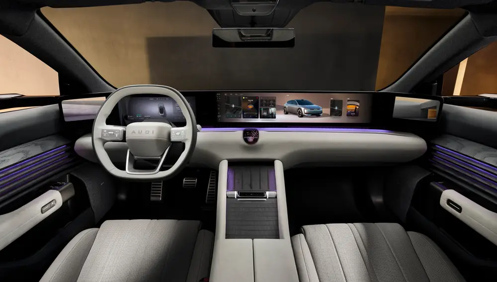 Interior del AUDI E5 Sportback