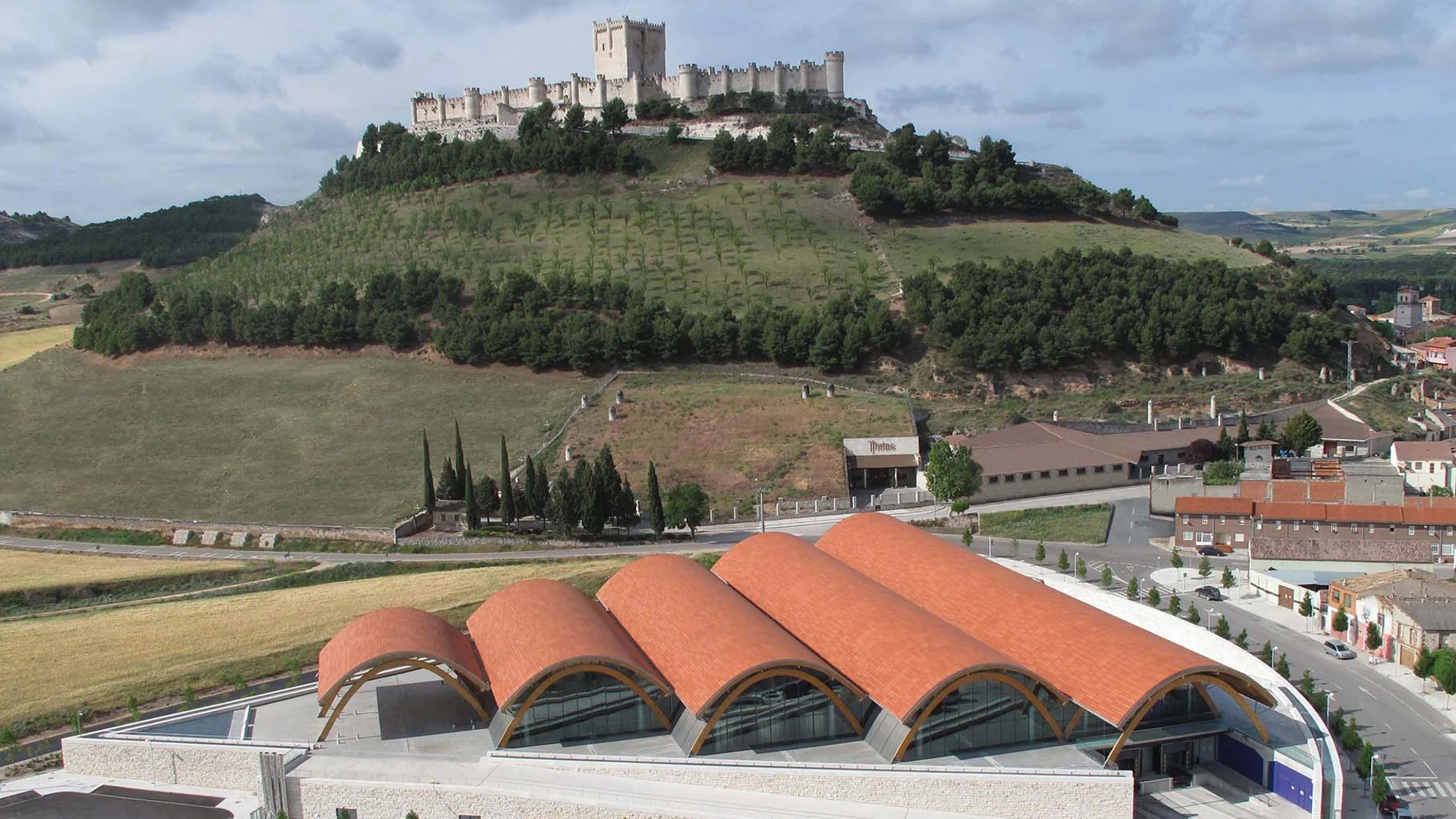 Las bodegas se encuentran ubicadas en Peñafiel (Valladolid)